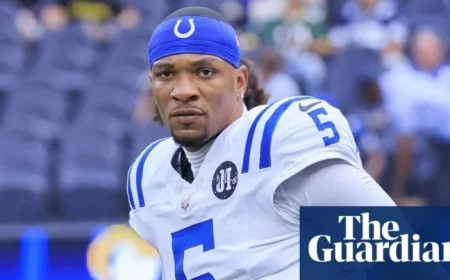 Colts’ Richardson Hospitalized for Orbital Fracture from Elastic Band Accident