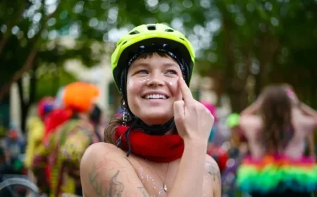 Portland Cyclists Bravely Protest ICE and Troop Deployment in Heavy Rain