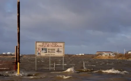 Major Storm Unleashes Flooding and Hurricane Winds on Western Alaska
