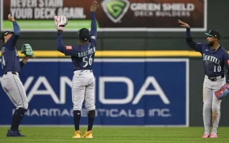Julio Rodríguez Shines in Mariners vs. Blue Jays ALCS Game 1