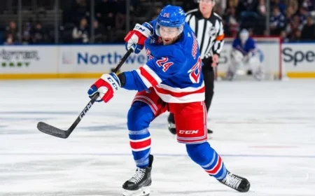 Rangers’ Soucy Sidelined at Least a Week with Upper-Body Injury
