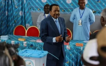 Cameroon’s Aged Leader Seeks to Extend Rule in Upcoming Election