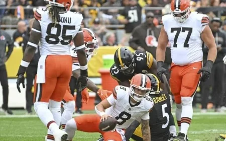 Steelers Crush Browns with Dominant Defense, Neutralizing Myles Garrett
