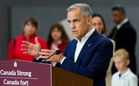 Carney Attends Gaza Peace Summit in Egypt, Confirms Prime Minister’s Office