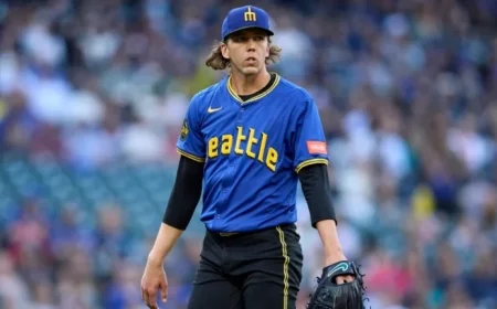 Logan Gilbert Set to Start ALCS Game 2 Against Blue Jays