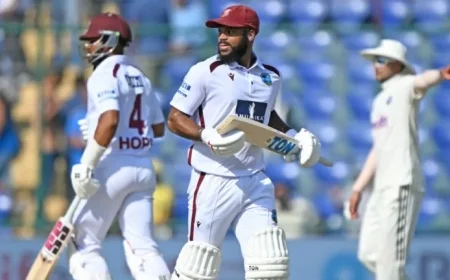 West Indies Aim to Challenge India in Ongoing Test Match