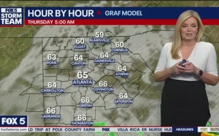 Cooler Air Arrives in Metro Atlanta This Thursday