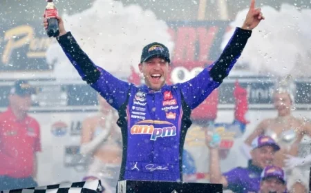 Denny Hamlin’s Las Vegas Win Creates Memorable Father-Son Moment