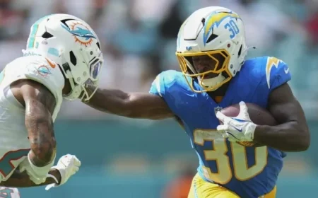 Chargers Sign Running Back Kimani Vidal