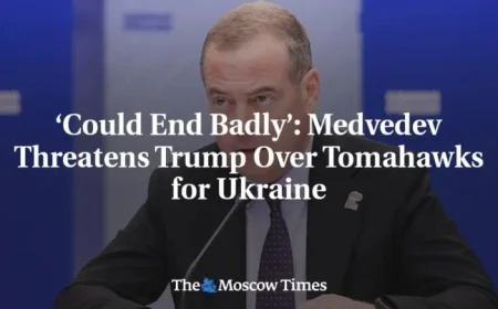 Medvedev Warns Trump: Tomahawk Supply to Ukraine May Backfire