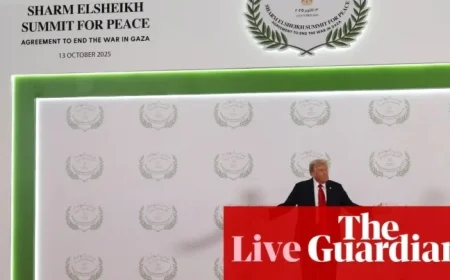 Israeli Hostages Freed in Gaza Ceasefire as Trump Visits Egypt Summit