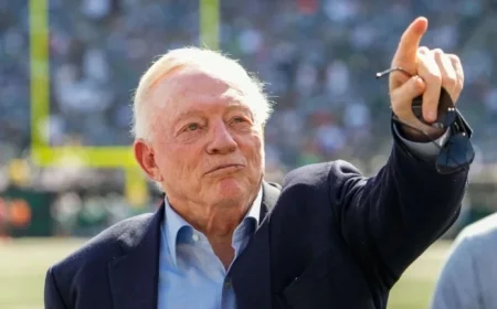 Jerry Jones Remains Silent Following Loss to Panthers