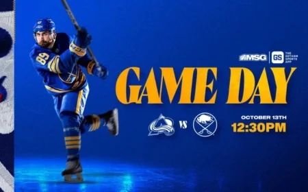 How to Watch Sabres vs. Avalanche: Lineup Insights and Key Storylines