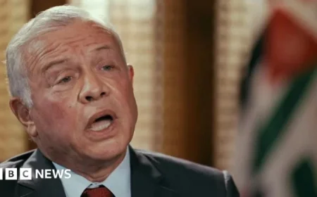 King of Jordan Warns: Middle East Needs Palestinian State to Thrive