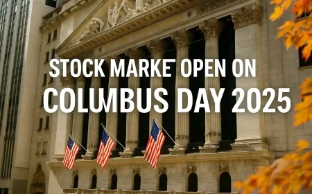 Is the stock market open on Columbus Day? What traders should expect today