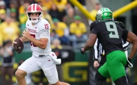 Indiana Tops Midseason College Football Rankings, Overtaking Ohio State