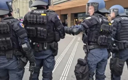 Clashes with Pro-Palestine Protesters Injure 18 Swiss Police Officers