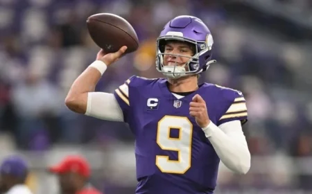 Vikings’ J.J. McCarthy Practices; Week 7 Availability Uncertain