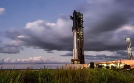 SpaceX Prepares to Launch Starship Megarocket on 11th Test Flight