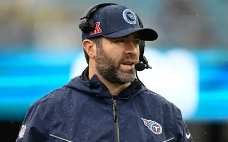 Titans Dismiss Head Coach Brian Callahan After 1-5 Season Start