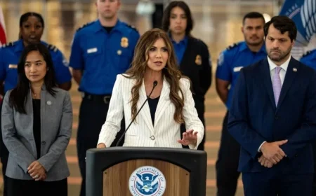 Cleveland Airport Stops Displaying Controversial Kristi Noem Video at TSA Checkpoints