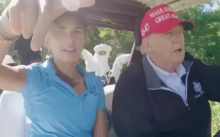 Trump Dismisses Rumors: Barron Thrives at NYU During Golf with Kai