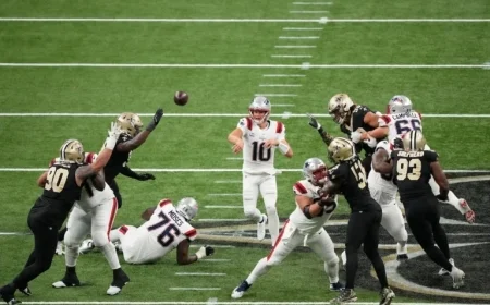 Drake Maye Faces Cold Shoulder from Patriots Teammates During Saints Game