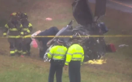 2 Killed in Massachusetts Plane Crash on Highway During Nor’easter Storm