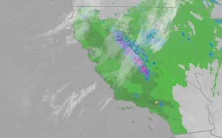 California Welcomes Season’s First Heavy Rain and Sierra Snowfall