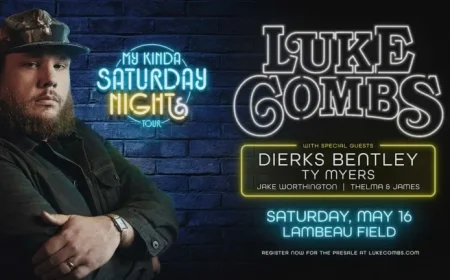 Luke Combs to Perform at Lambeau Field on May 16