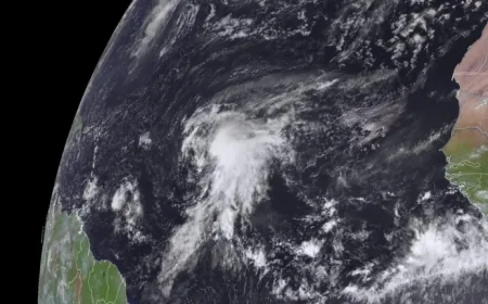 Tropical Storm Lorenzo Emerges in Central Atlantic