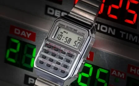 Celebrate ‘Back to the Future’s 40th with Marty McFly’s Iconic Calculator Watch