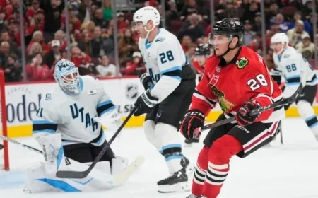 Blackhawks Secure First Season Win Against Mammoth with Cosmic Justice