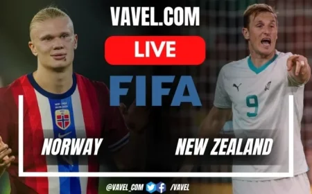 Norway vs New Zealand: Live Score Updates in International Friendly Match