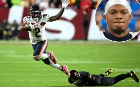 Bears’ DJ Moore Hospitalized Following Victory Over Commanders on MNF