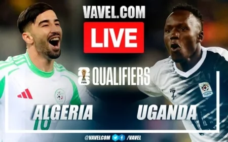 Algeria vs Uganda: Live Score Updates (0-0)
