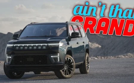 2026 Electric Jeep Grand Wagoneer Achieves 500-Mile Range with Gasoline Generator