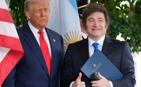 Argentina’s Milei Meets Trump Amid $20 Billion US Lifeline Extension