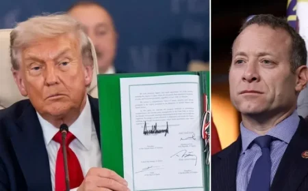 Democrat Praises Trump for ‘Great Leadership’ in Gaza Peace Deal