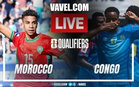 Live Score Updates: Morocco vs. Congo in 2026 World Cup Qualifiers