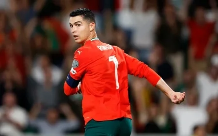 Cristiano Ronaldo Breaks Record for Most World Cup Qualifying Goals
