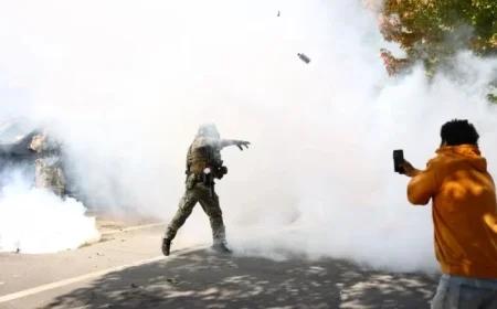 Federal Agents Rear-End SUV in High-Speed Chase, Deploy Tear Gas on Crowd