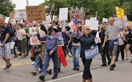 ‘No Kings’ Protests Resurge in Northeast Ohio: Oct. 18 Rally Locations