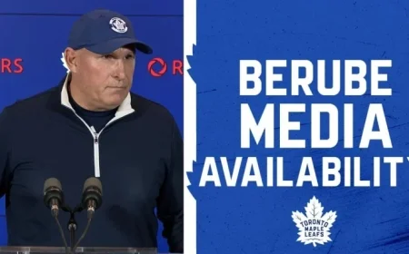 Craig Berube Previews Game Against Nashville Predators – October 14, 2025
