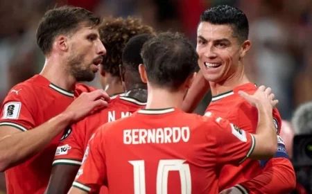 Cristiano Ronaldo Sets Record as WCQ’s All-Time Leading Scorer with Two Goals