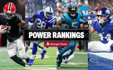 Week 7 NFL Power Rankings Revealed