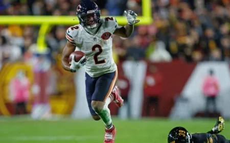 DJ Moore Returns to Chicago After Hospital Stay