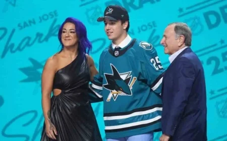 Sharks’ Michael Misa Set for NHL Debut Against Hurricanes