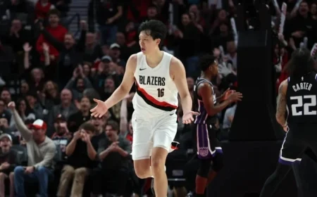 Blazers Rookie Yang Hansen Impresses Head Coach Chauncey Billups