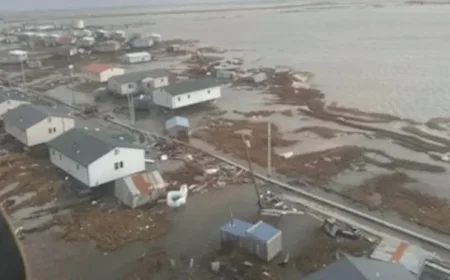 Typhoon Devastates Alaska Villages in Unprecedented Storm Recovery Effort